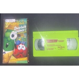 Veggie Tales Sheerluck Holmes and‎ the Golden Ruler VHS Video Tape USED
